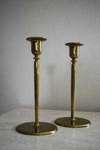 Pair of Vintage Brass Candlesticks